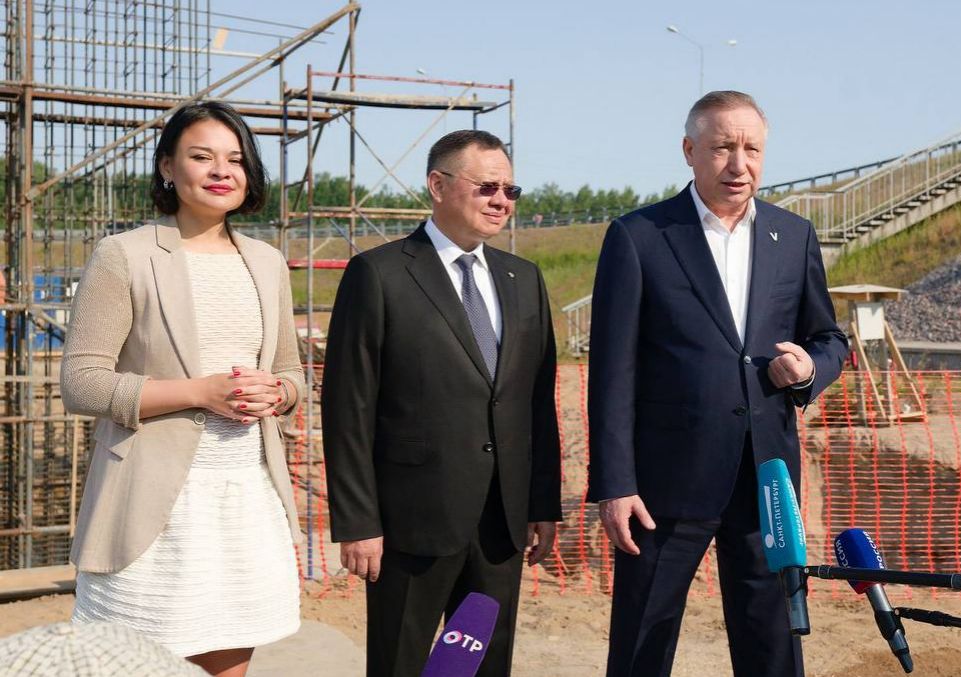 В Петербурге в опору моста заложили «капсулу времени»