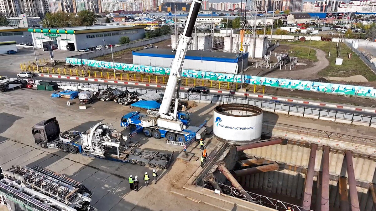 На линии Красноярского метротрама начинается щитовая проходка