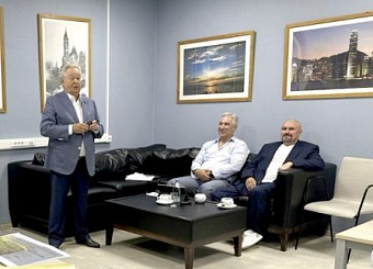 Михаил Посохин проинспектировал работу ЦОК «Центргеопроектстрой»