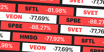 Топ-10 худших российских акций 2022 года. Рейтинг «РБК Инвестиций»